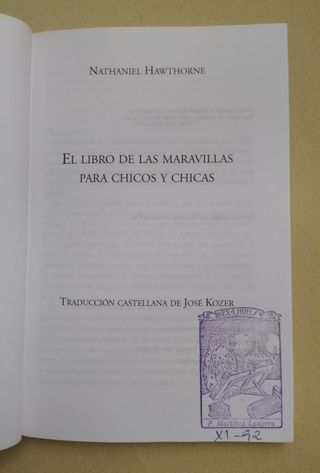 El libro de las maravillas para chicos y chicas.