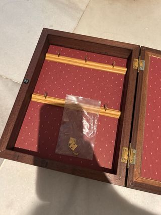 Caja llaves madera marrón