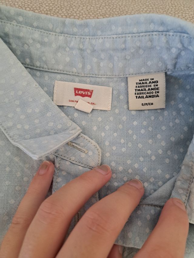 Camicia Levi's senza maniche, blu