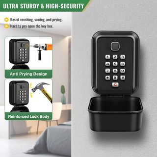 Caja fuerte para llaves - Negra