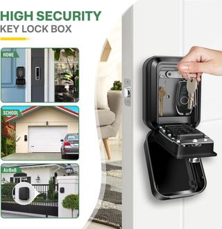 Caja fuerte para llaves - Negra