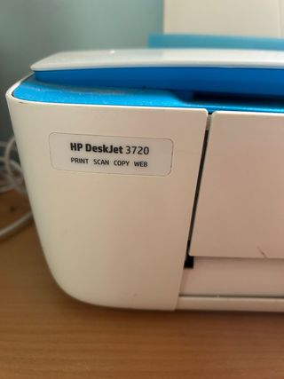 HP Deskjet 3720 Impresora - Azul y Blanca