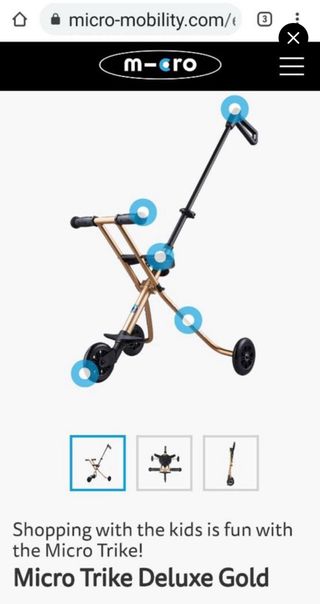 Triciclo Micro Trike - Plegable