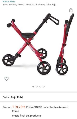 Triciclo Micro Trike - Plegable