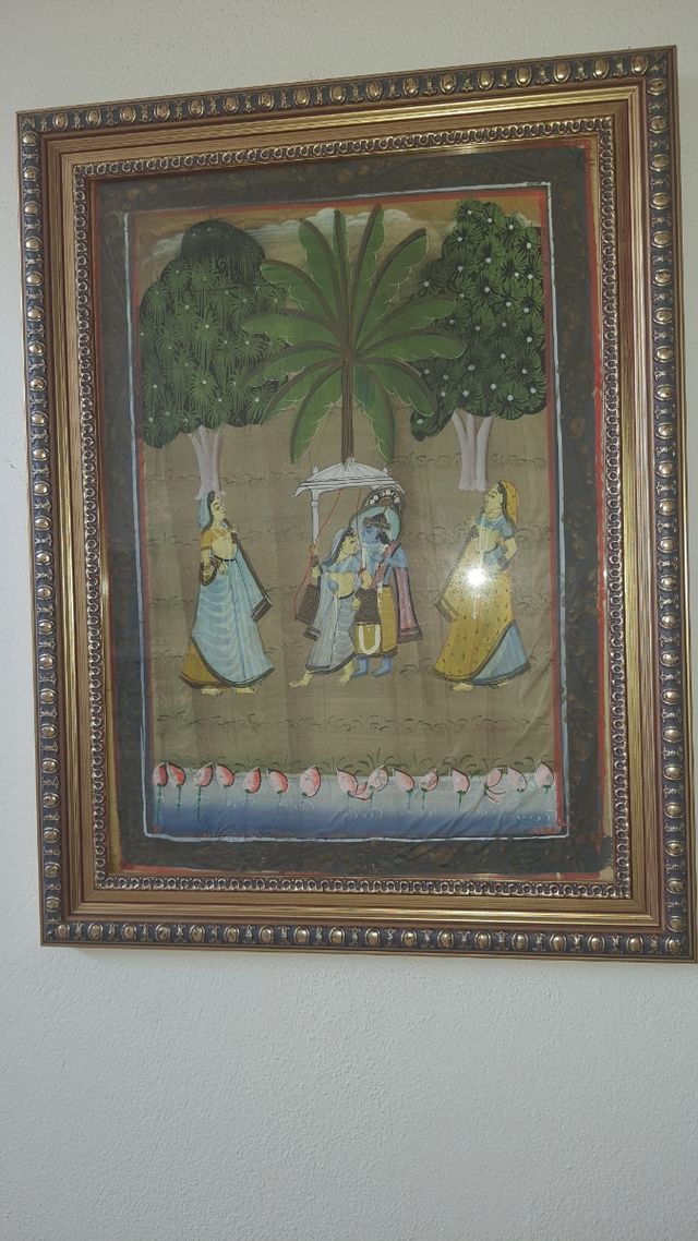 Pintura estilo Mughal - 2 piezas