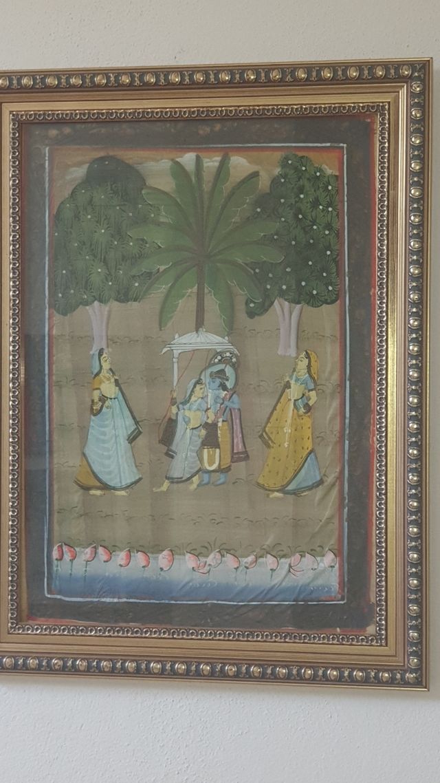 Pintura estilo Mughal - 2 piezas