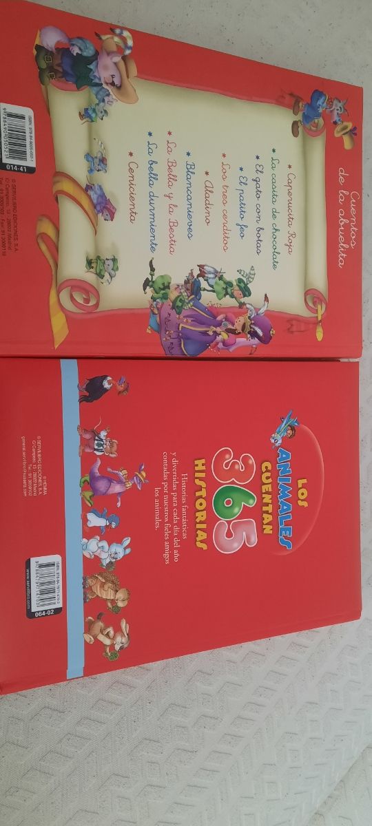 Lote Cuentos de la abuelita y Los Animales cuenta