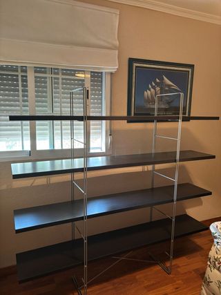 Estantería moderna metal-madera