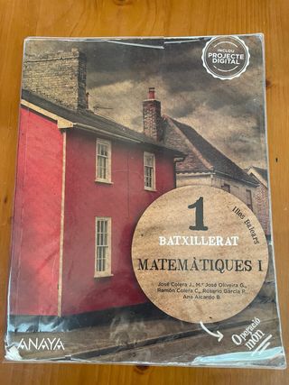Matemàtiques I.