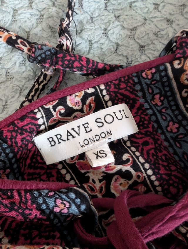 Vestido estampado XS