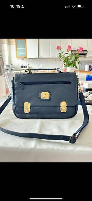 Borsa San Marino vintage blu