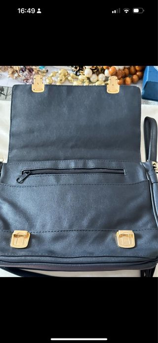 Borsa San Marino vintage blu