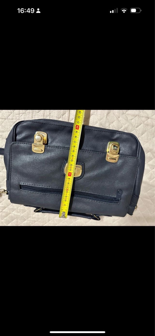 Borsa San Marino vintage blu
