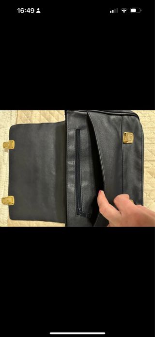 Borsa San Marino vintage blu