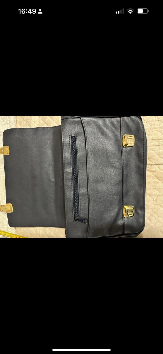 Borsa San Marino vintage blu