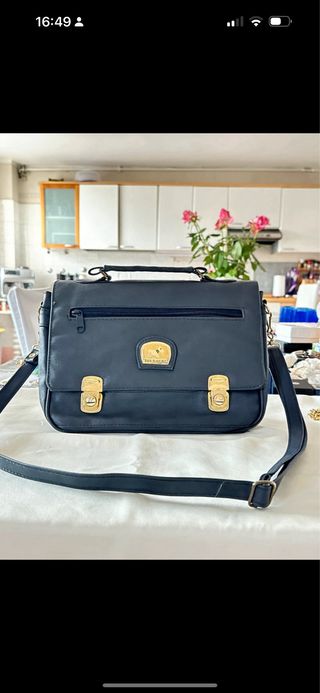 Borsa San Marino vintage blu