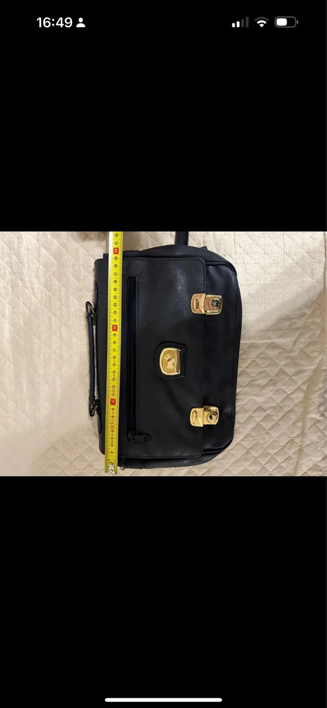 Borsa San Marino vintage blu