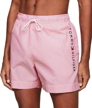 Bañador Tommy Hilfiger rayas rojas - Talla S