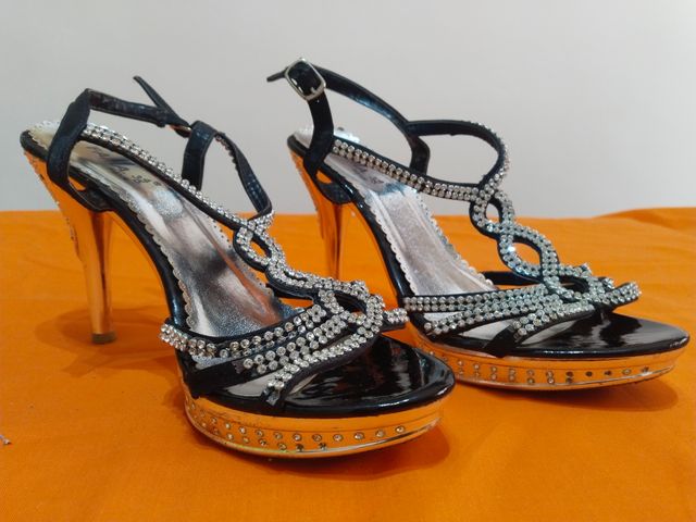 Zapatos tacón Fama negros 38