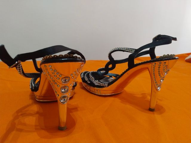 Zapatos tacón Fama negros 38