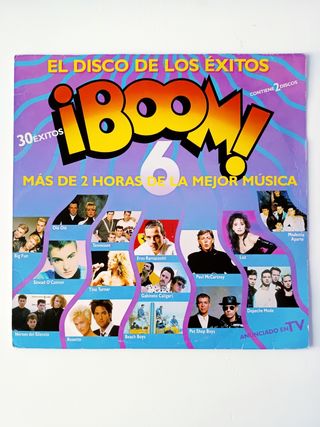 BOOM! 6 (1990) - LP Doble Álbum recopilatorio