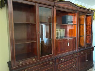 Mueble salón clásico madera maciza