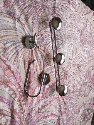 Accesorios baño - Perchero, portarollos & toallero