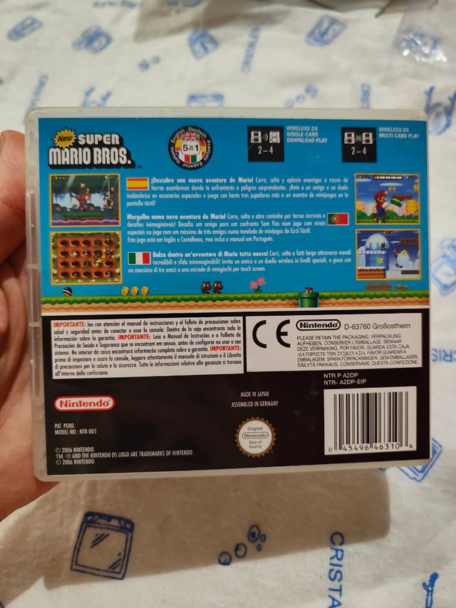 Nintendo DS - New Super Mario Bros. Completo