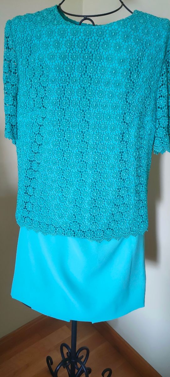 Conjunto Fiesta Turquesa - Talla L