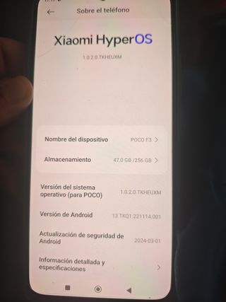 Xiaomi POCO F3 256GB USATO