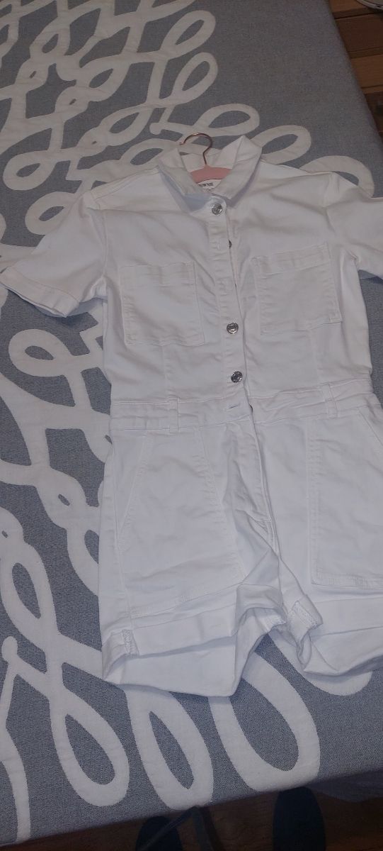 Mono Brownie blanco corto - Nuevo