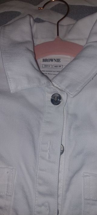 Mono Brownie blanco corto - Nuevo