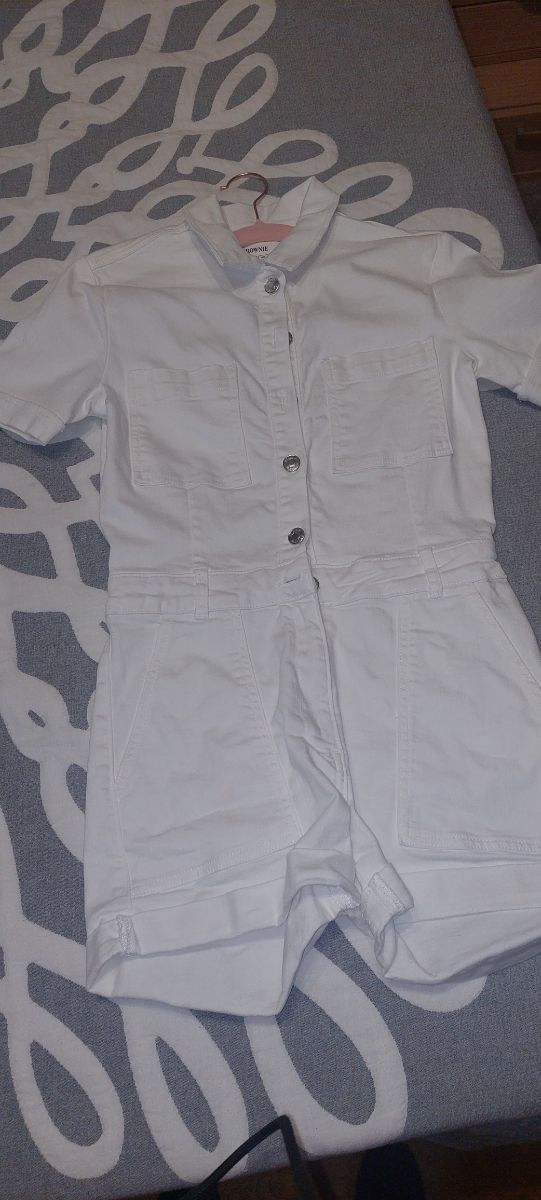 Mono Brownie blanco corto - Nuevo