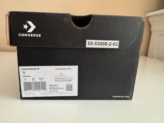 Converse blancas plataforma