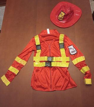 Disfraz bombera niña 5-6 años