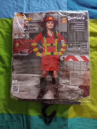Disfraz bombera niña 5-6 años