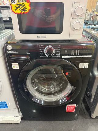 OFERTA, LAVADORA HOOVER 10KG NEGRA !!