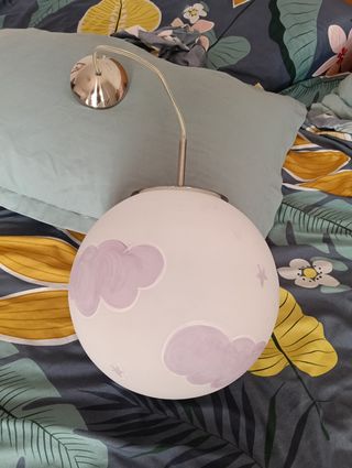 Lámpara techo infantil nubes