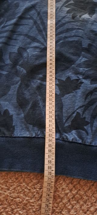 Maglia GAS felpata blu tg L