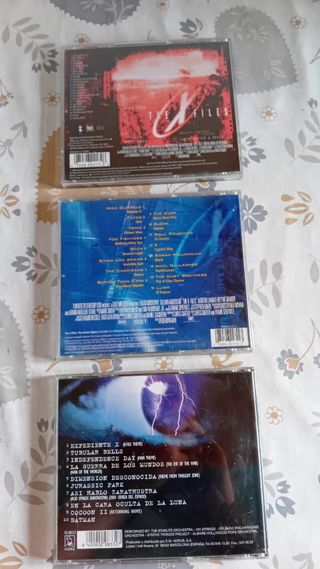 3x CD Bandas Sonoras Expediente X