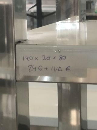 MESA DE PASE DE SOBREMESA DE 140 CM