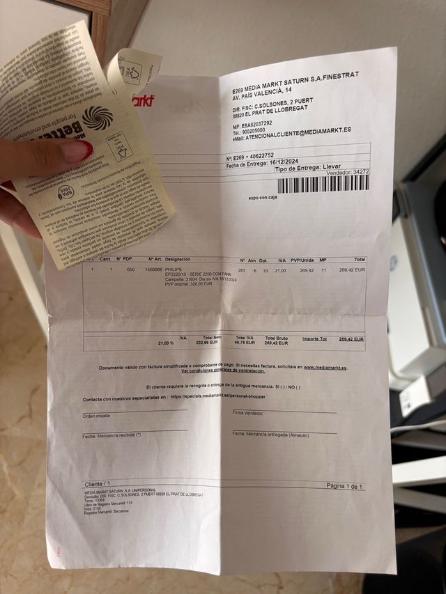 Cafetera superautomática Philips 2200 CON Garantía