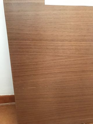 Cabecero cama LED 135cm marrón