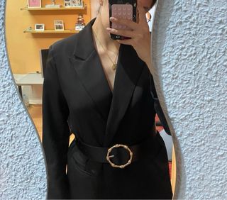 Americana negra elegante