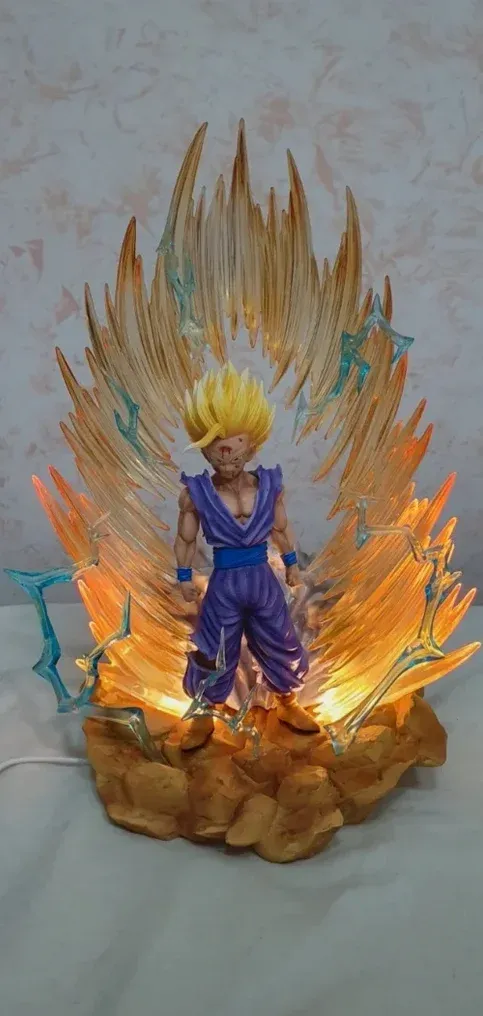 Figure Dragon Ball Gohan SSJ2 + Diorama in resina