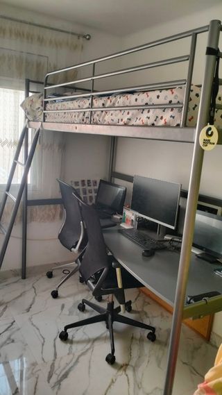 Litera con escritorio - 90x200cm