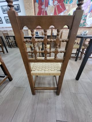 Sillas rústicas de madera - 14 unidades