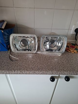 Faros delanteros LED clásicos para Seat ,Fiat 