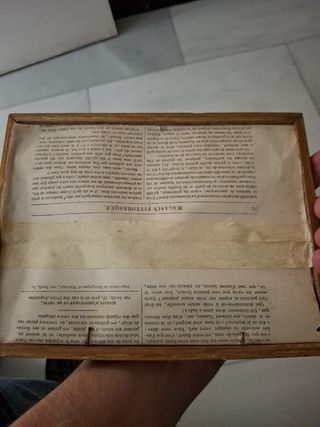 Cuadro antiguo s.XIX: estampa familiar
