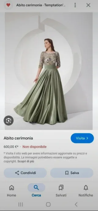 Abito Eva Rubbini cerimonia